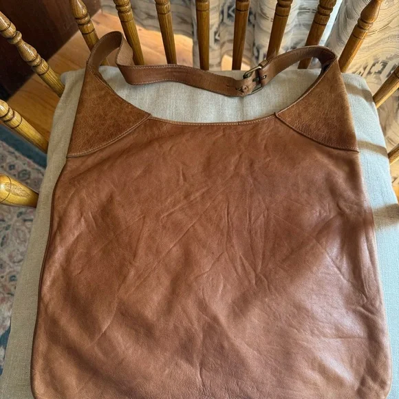 BALENCIAGA S02 Caramel Flat Brass Hobo Moto Bag, Chevre Leather - Rare & HTF - Picture 3 of 16